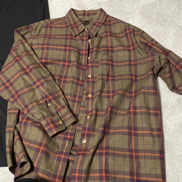 Jones jeans petite large looks like a flannel shirt but it’s not. 100% cotton - Picture 1 of 5